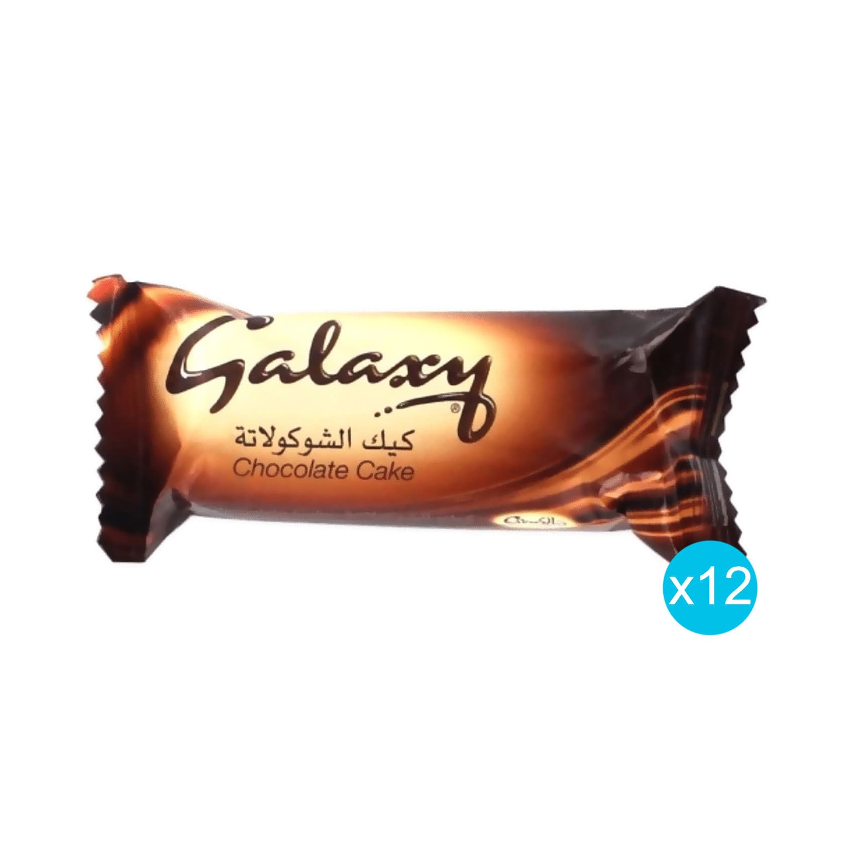 Buy Galaxy Chocolate Cake 30g Pack of 12 Online | Carrefour KSA