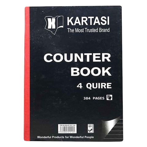 KARTASI COUNTER BOOK A4 SIZE 4QUIRE