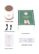 Generic Touch Lamp Portable Quran Speaker, Gold/White