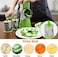 Fitto Manual Rotary Cheese Grater, Kitchen Speed Round Tumbling Box Shredder, Drum Vegetable Slicer, Nuts Grinder, for Veggie, Potato, Cucumber, Carrot, Chocolate, Pizza, Hashbrowns, Salad