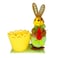 Party Magic Easter Bunny with Basket- 28 cm Size