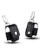 Leather Case Cover With Belt Hook For Apple AirPod Black