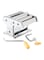 Generic Pasta Maker Machine Manual Noodles Roller Silver 35Centimeter Amz-N35099356A