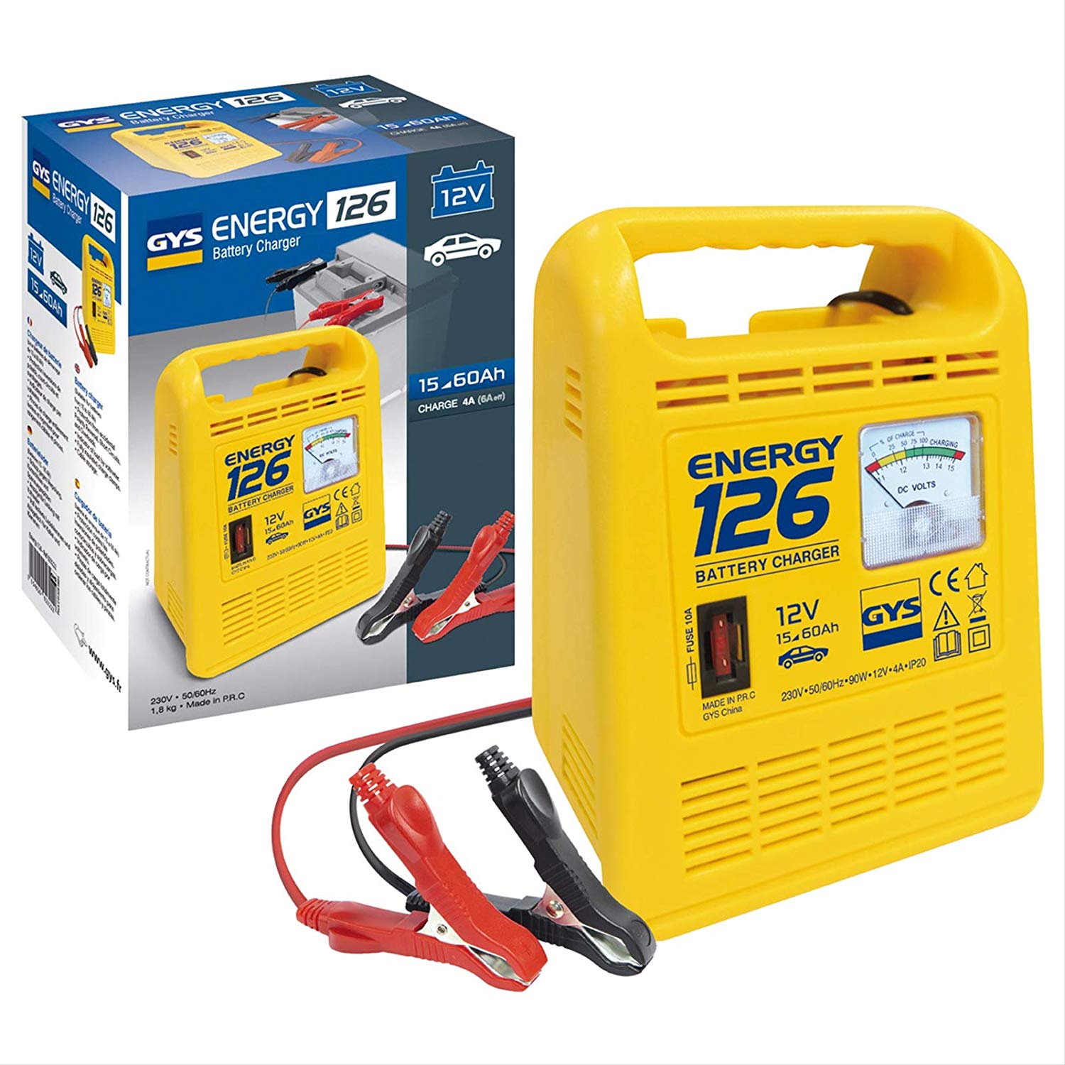 Gys Car Battery Charger And Tester Energy 126