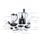 Daewoo DFP 3170, Food Processor With 28 Functions 800W, Black, 2 Year Warranty