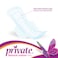 Private Maxi Pocket Night Sanitary Pads White 24 countx2