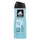 Adidas 3In1 Body Hair And Face Shower Gel Ice Dive 400ml