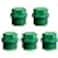 ABBASALI Outer Hex Male Threaded PPR Pipe Plug End Cap Garden Hose Water Pieces (10, 1/2 inch)
