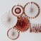 GingerRay - Pick &amp; Mix Rose Gold Fan Decorations 5pcs - Rose Gold