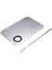 Makeup Mixing Palette With Spatula Silver