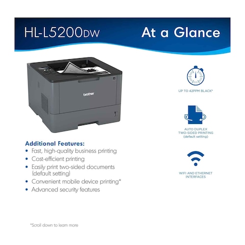 Brother HL-5200DW Printer Laser