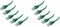 Cat 6 Ethernet Cable 3M  Patch Cable, Ethernet Cable, Network Cable, Internet Cable - 3 METER GREEN - 10 PCS - DKURVE&reg;