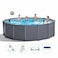 Intex Graphite Gray Panel Pool Set, Ages 6+