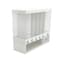 Fmystery Wall-Mounted Grains Food Dispenser, Home Kitchen Storage Tank Grains Rice Bucket Storage Box, Mothproof and waterproof,Simple And Convenient To Use No Waste