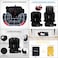 Teknum Pack and Go Foldable Car Seat w / Ace Ivory Diaper Bag - Black
