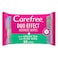 Carefree Duo Effect Intimate Wipes Green Tea &amp; Aloe Vera 20 Pieces