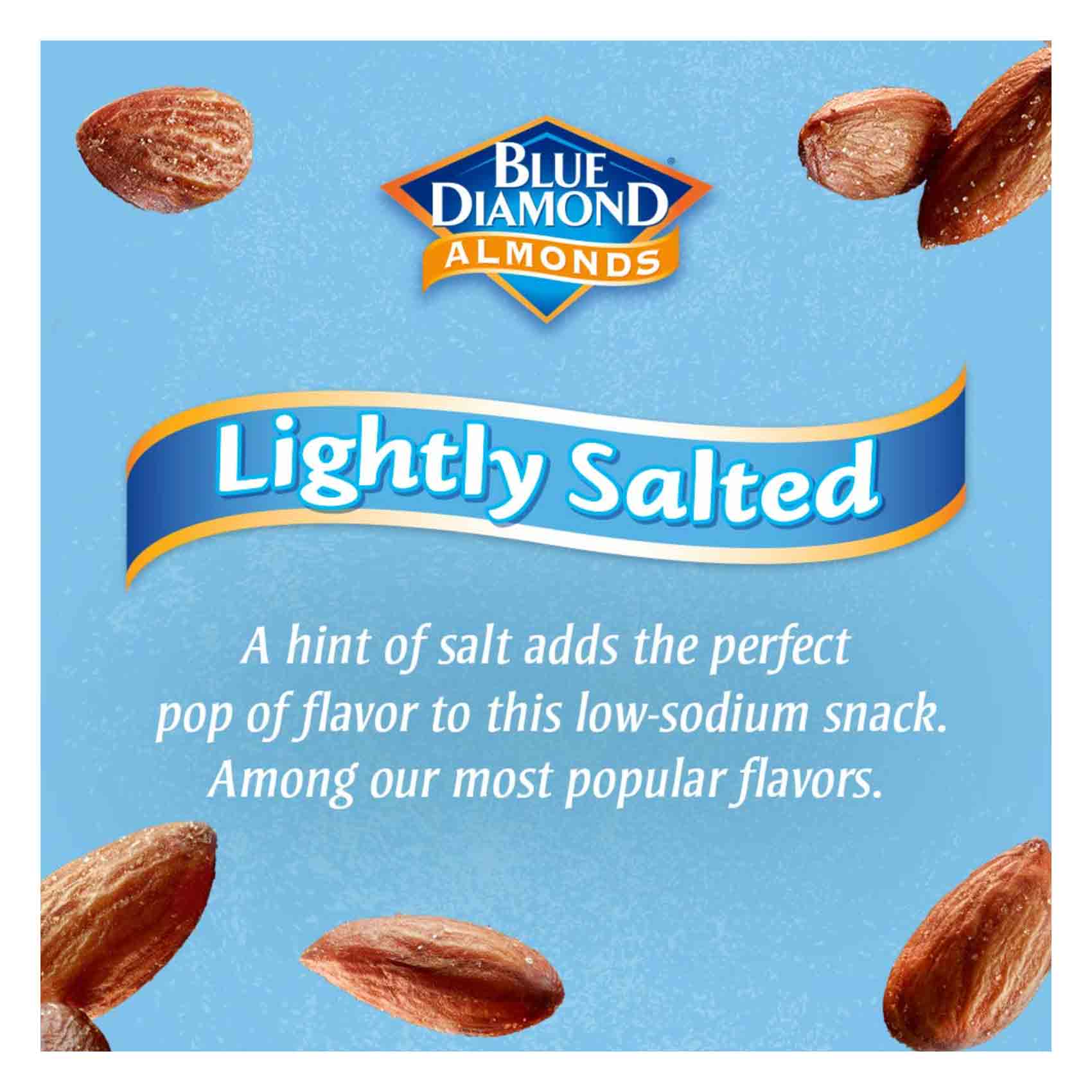 Blue Diamond Almonds Low Sodium Lightly Salted 170 Gram product thumbnail 4