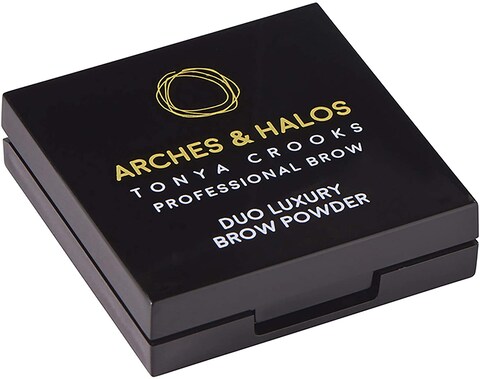 Arches &amp; Halos Duo Luxury Brow Powder In Mocha Blonde, 0.88 Oz