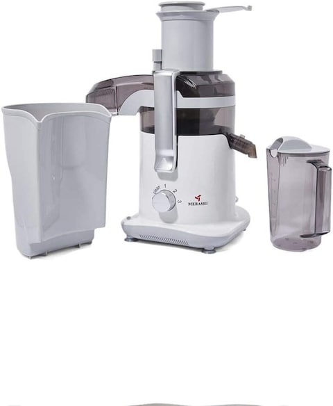 Mebashi Electric Juice Extractor, 800W, ME-JC3004PW, White/Black