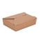 Hotpack kraft takeaway box  36oz 5 pieces