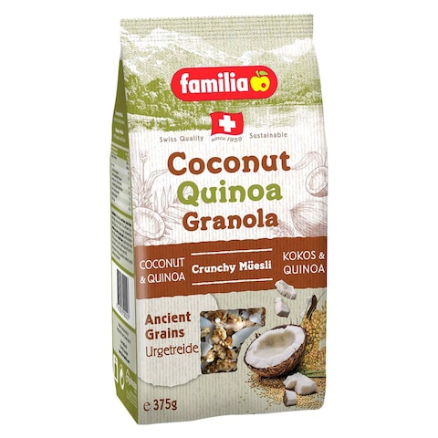 Buy Familia Coconut Quinoa Granola Crunchy Muesli 375g in UAE