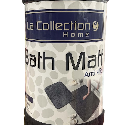 La Collection Bath Mat Set - 2 Pieces - Beige