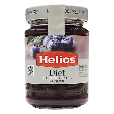 HELIOS BLUEBERRY PRESERVE S/F 280G