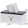 LINGWEI Tissue Case Tissue Box Cover Napkin Holder Rectangular Facial Tissue Holder Case Dispenser Facial Tissue Box Cover Holder Tissue Case Box S-2