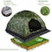 Doreen Camping Tent for 3-4 Person Single Layer Outdoor Portable Camouflage Travel Beach Tent