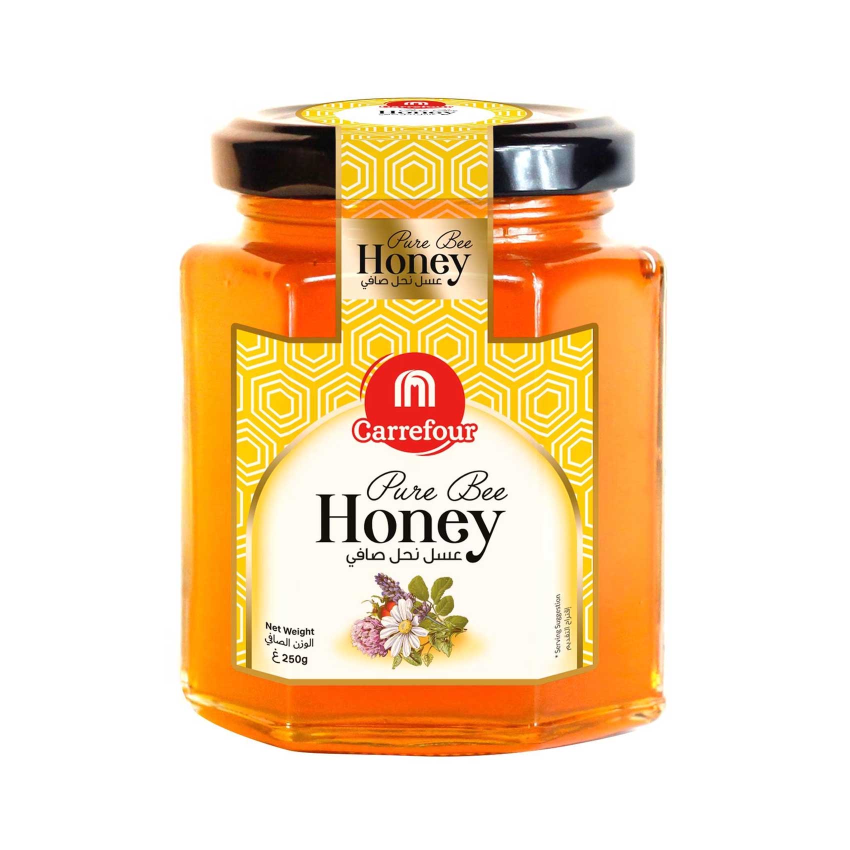 Carrefour Pure Bee Honey Jar 250gr