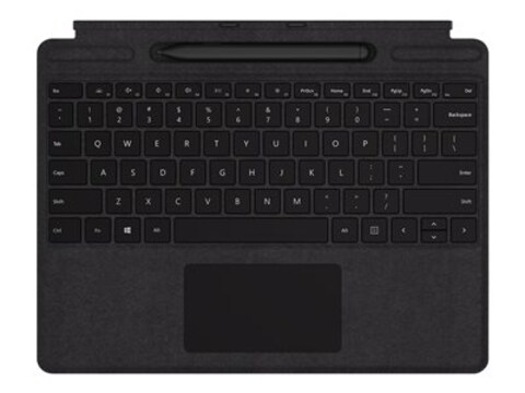 Microsoft Surface Pro X Signature Keyboard With Slim Pen - Poppy Red, 25O-00021