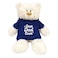 Cream Bear with trendy blue hoodie Best Dad Ever 38cm