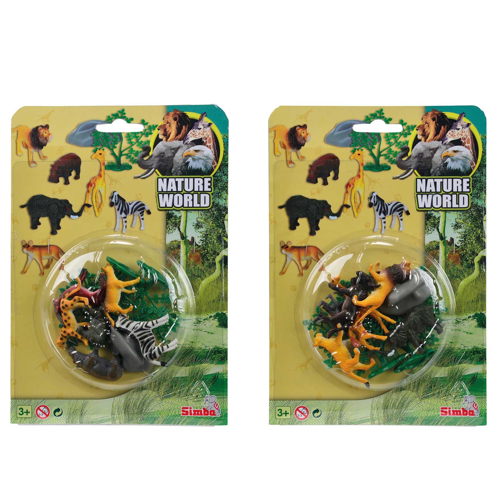 Buy Simba Zoo Animals Set - Assorted Online | Carrefour UAE