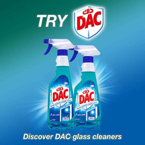 DAC Glass Cleaner Trigger Spray Spotless Shining And Streak-Free 650ml