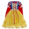 FITTO Princess Snow White Costume with Accessories Set - Tiara, Wand, Necklace, and Earrings for Kids Dress-Up Play, size 120