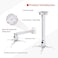 Wownect - Projector Ceiling Mount for LCD / DLP Adjustable Height Projector Wall Mount Stand - Silver