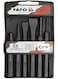 Yato - 7-Piece Chisel And Punch Set Black