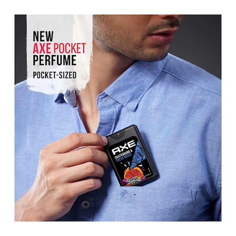Axe Skateboard &amp; Fresh Roses Pocket Body Spray for Men - 17ml