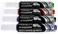 Generic Maxpoint Liquid Ink Push Button Type Chisel Point White Board Marker, 4 Color Set [Tcos-St012A]
