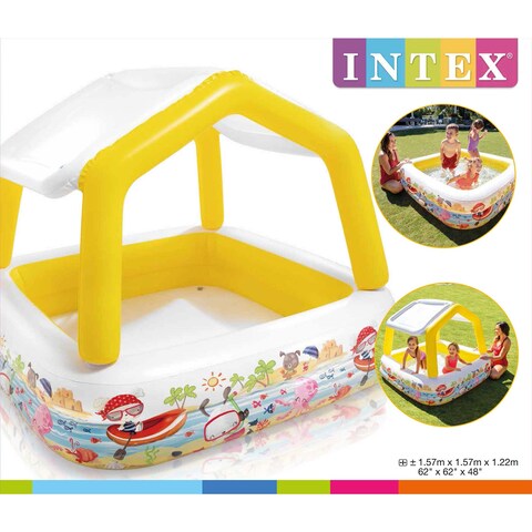 Intex sun shade pool