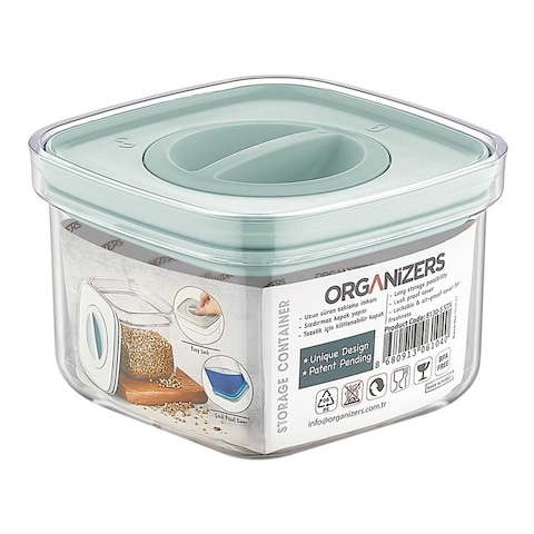 Leak-Proof Storage Container Clear/Grey 500ml