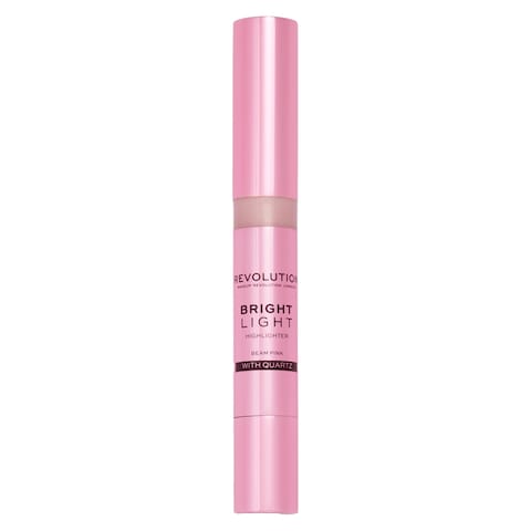 Revolution Bright Light Highlighter With Quartz Beam Pink 3ml