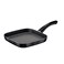 Tramontina Since 1911, Made In Brazil Paris+ 28Cm 2.3L Black Aluminum Skillet Grill With Interior Starflon Excellent Pfoa Free Nonstick Coating And Black Exterior Silicon Coating