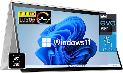 HP Envy X360 2 In 1 Laptop, 13.3&quot; Inch IPS LED, Intel Core i7 1250u Processor 12th Gen, 8GB RAM, 1TB SSD, Silver (FHD Touch, Windows 11 Pro, BF0013Dx)