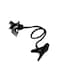 Generic - Flexible Car Mobile Stand Bracket Black