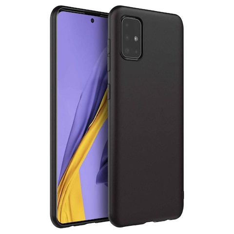 Protective Soft Silicone Case Cover For Samsung Galaxy A71 Black