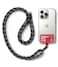 Ringke Holder Link Strap Designed For Camera Strap And Phone Strap - Black/White (Tarpaulin Red)