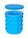 Generic Ice Cube Maker Space Saving Bucket Blue 10 X 10cm