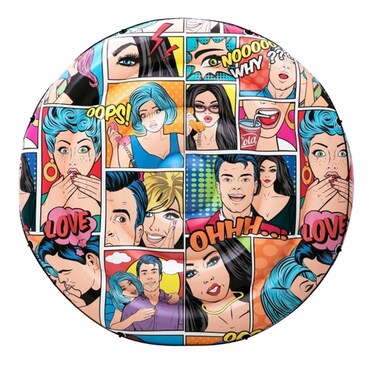Bestway Inflatable Pop Art Pool Island 1.88CM