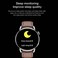 Full Touch Round Screen Bluetooth Smart Watch Brown